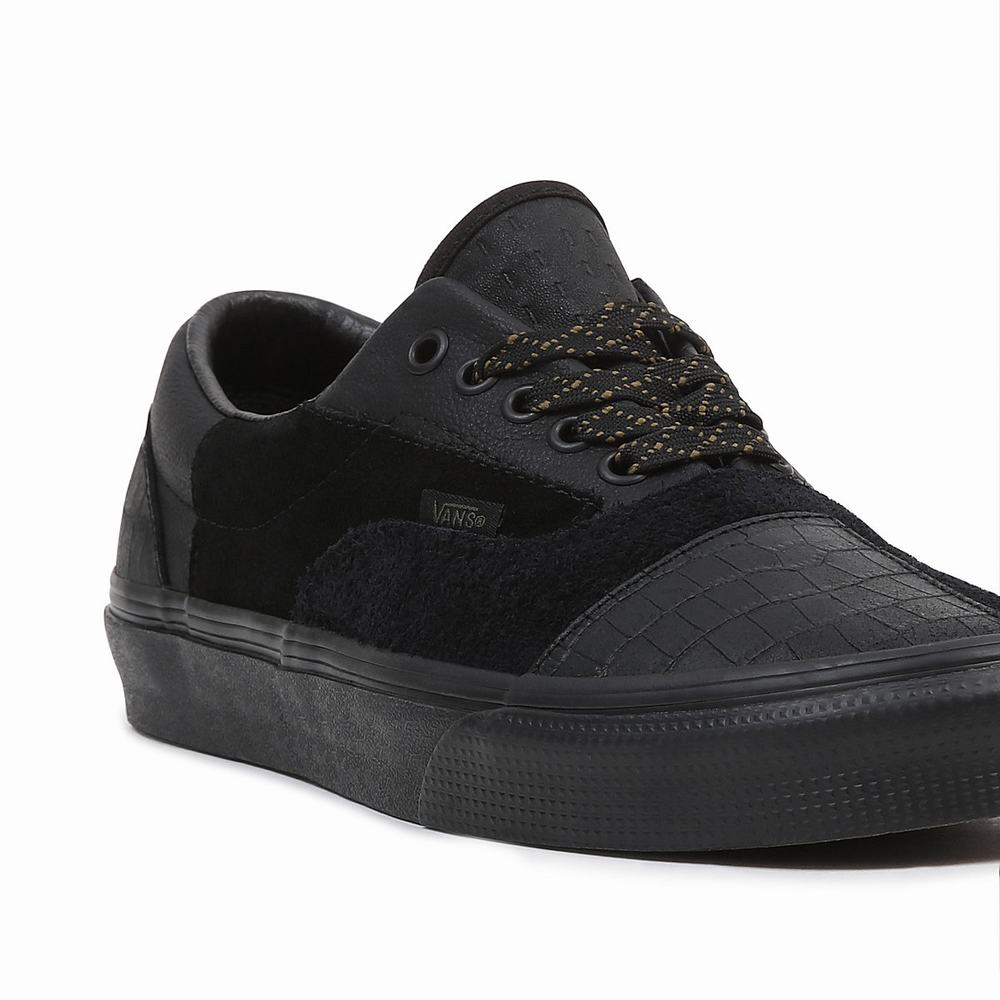 Men's Vans Era Patchwork Sneakers Black | USA89316