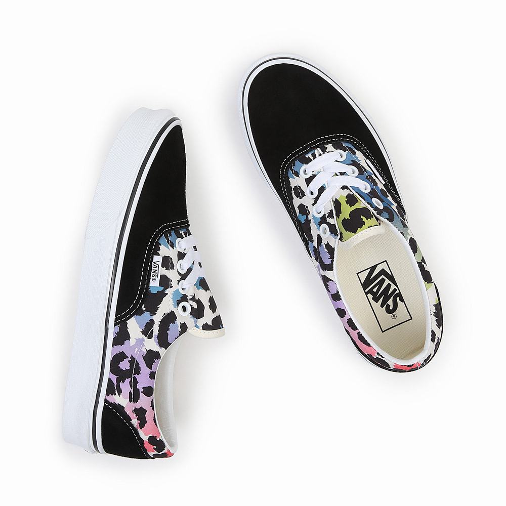 Men's Vans Era Sneakers Black / Multicolor | USA37498