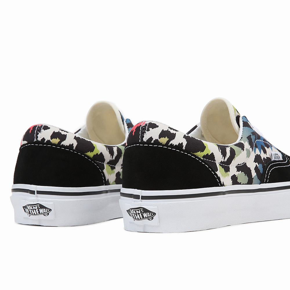 Men's Vans Era Sneakers Black / Multicolor | USA37498