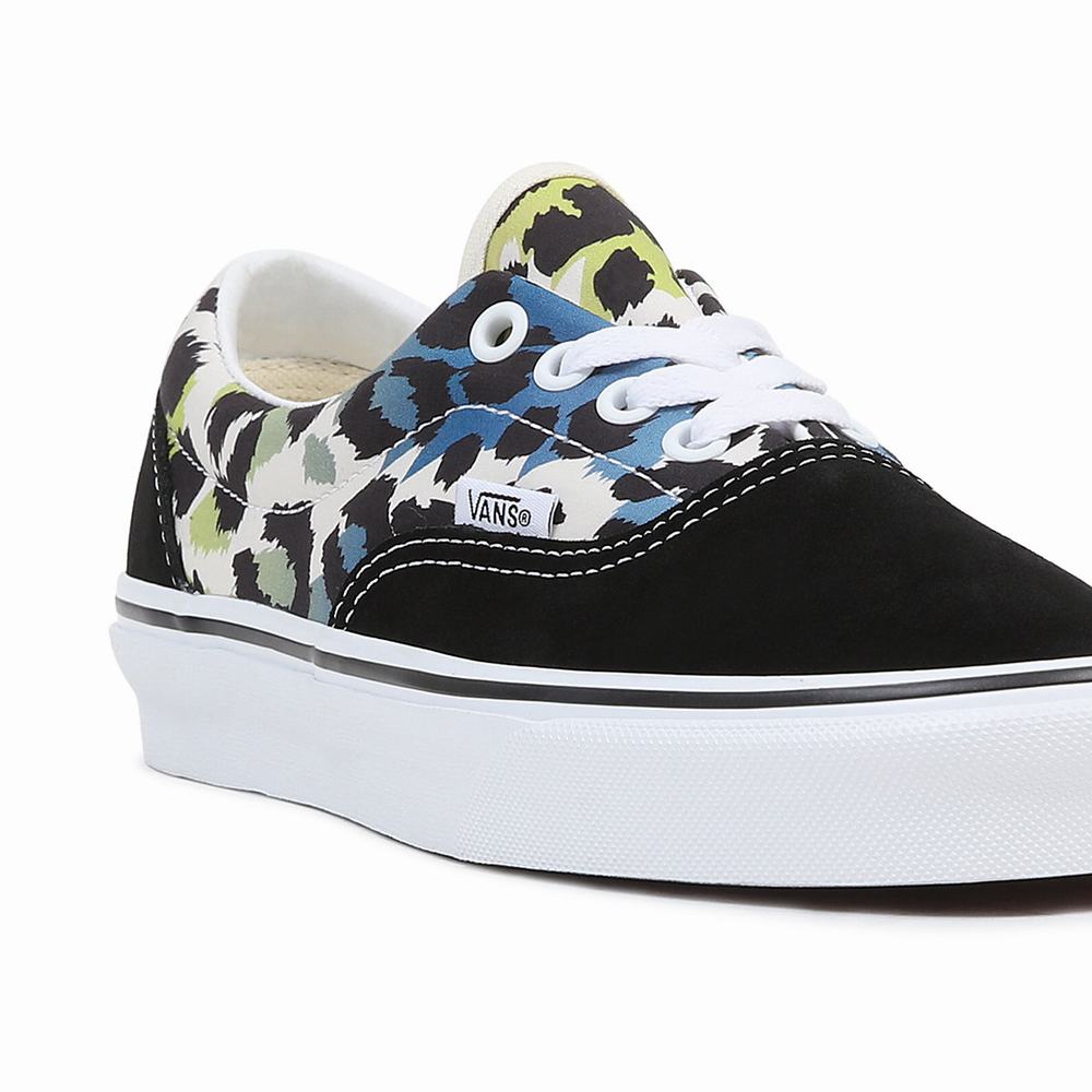 Men's Vans Era Sneakers Black / Multicolor | USA37498