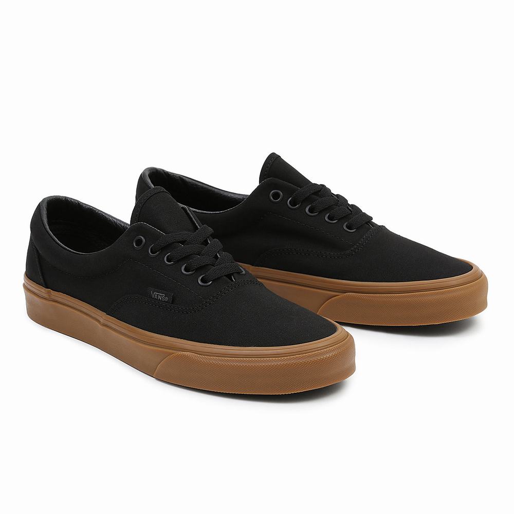 Men\'s Vans Era Sneakers Black | USA65482