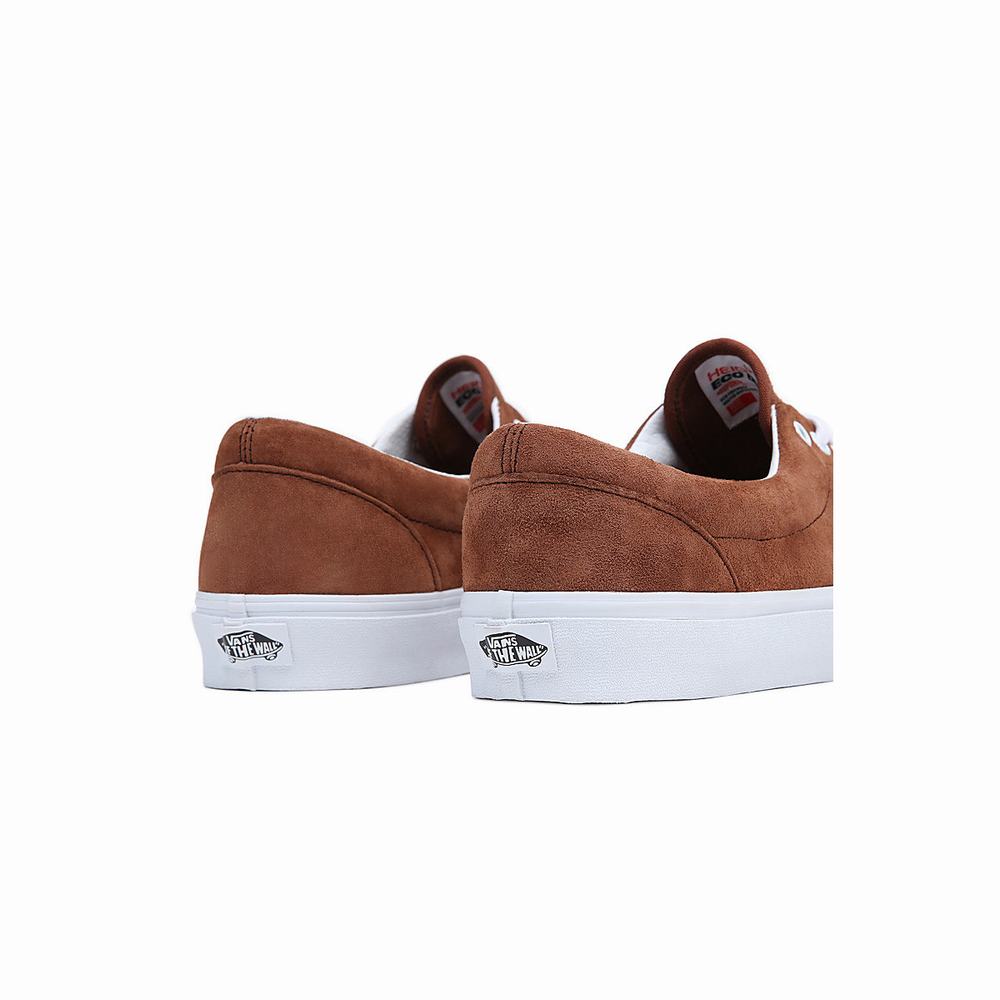 Men's Vans Era Sneakers Brown | USA72869