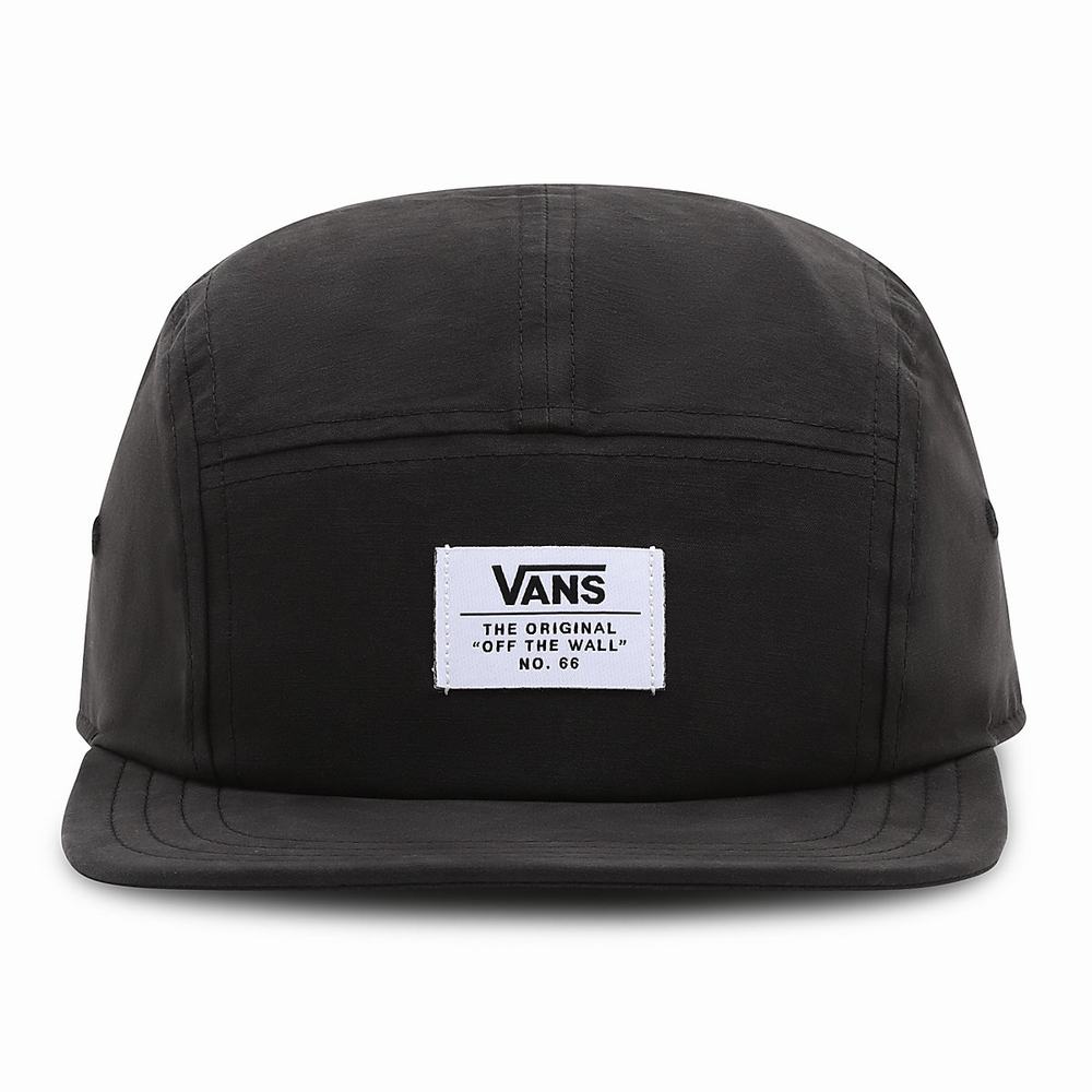 Men\'s Vans Fullerton Camper Hats Black | USA05239