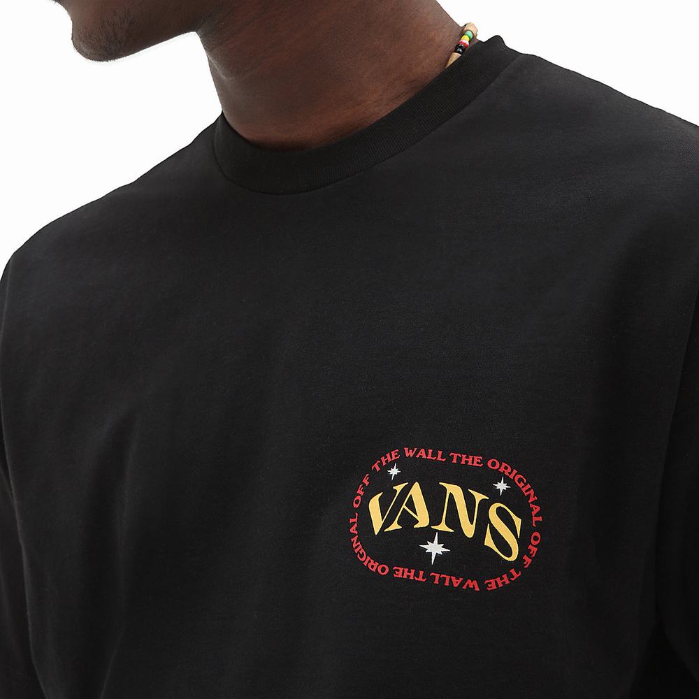 Men's Vans Future Reaper T Shirts Black | USA20136