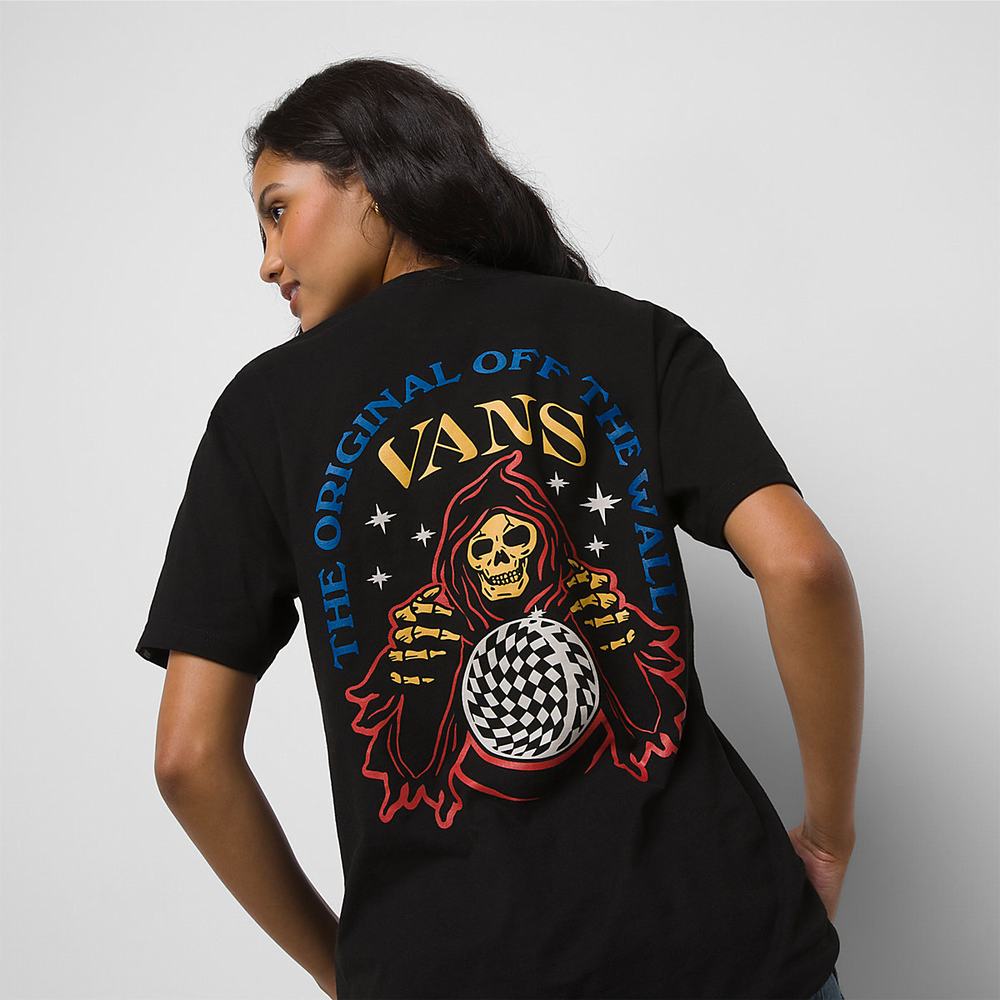 Men's Vans Future Reaper T Shirts Black | USA20136