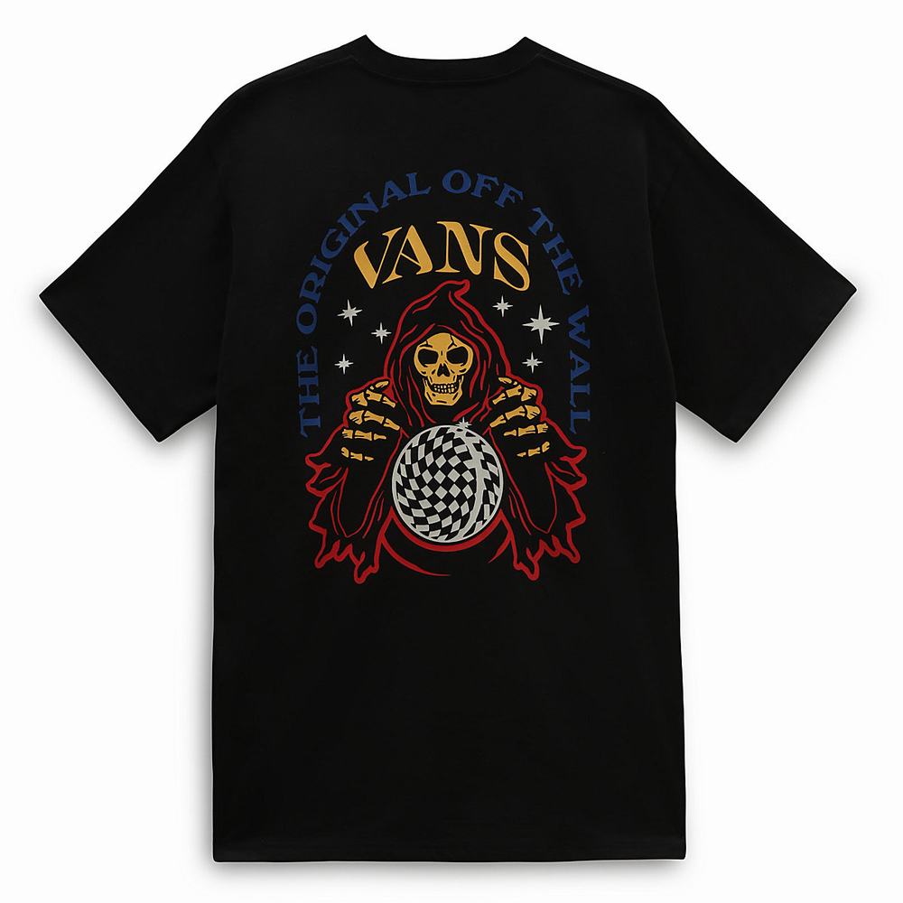 Men's Vans Future Reaper T Shirts Black | USA20136