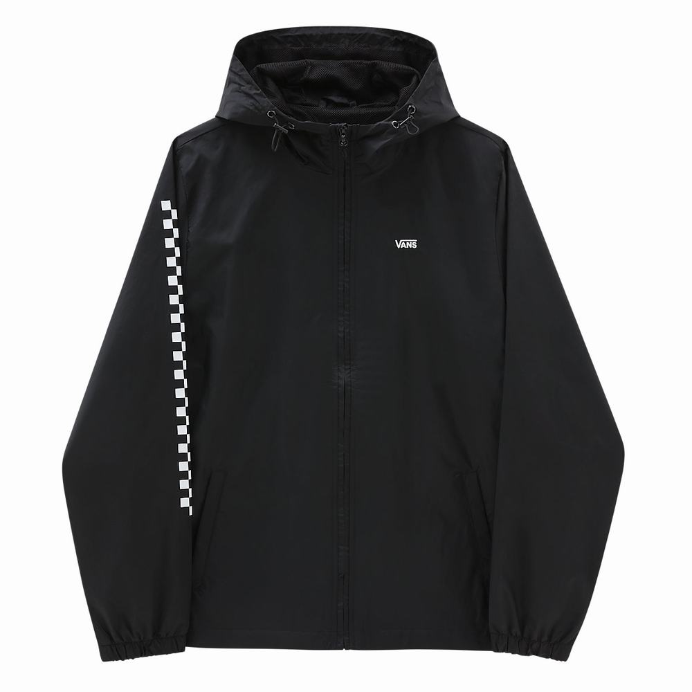 Men's Vans Garnett Jackets Black | USA69315