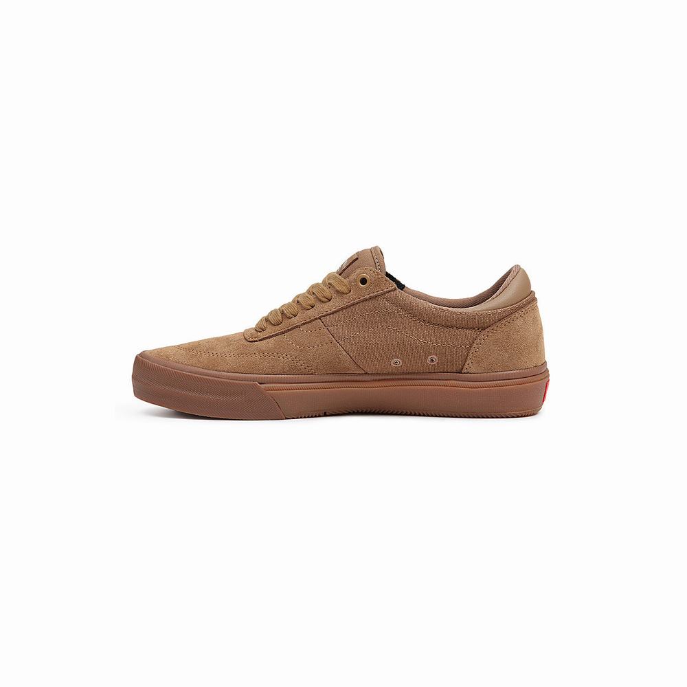 Men's Vans Gilbert Crockett Sneakers Brown | USA29138