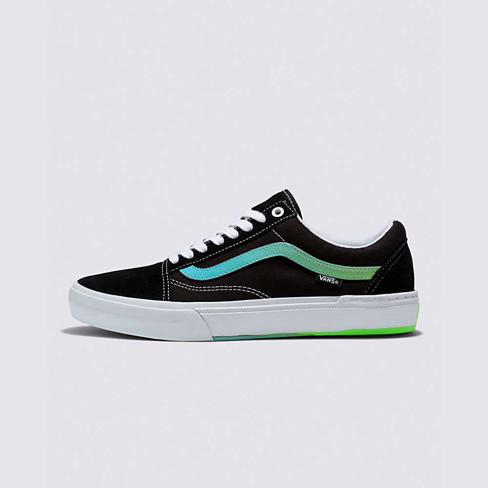 Men\'s Vans Gradient BMX Old Skool Sneakers Black / White | USA92718