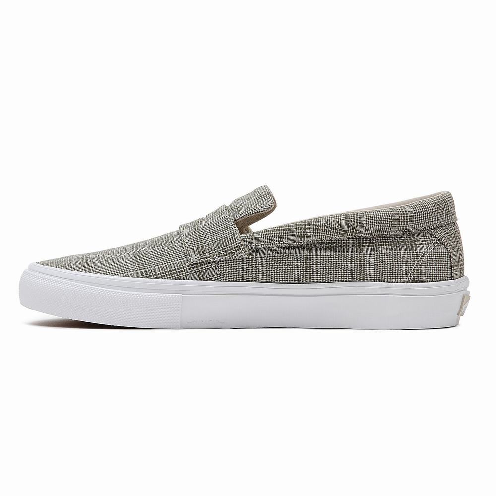 Men's Vans Grandpas Trouserss Skate Style 53 Slip On Shoes Grey | USA20863