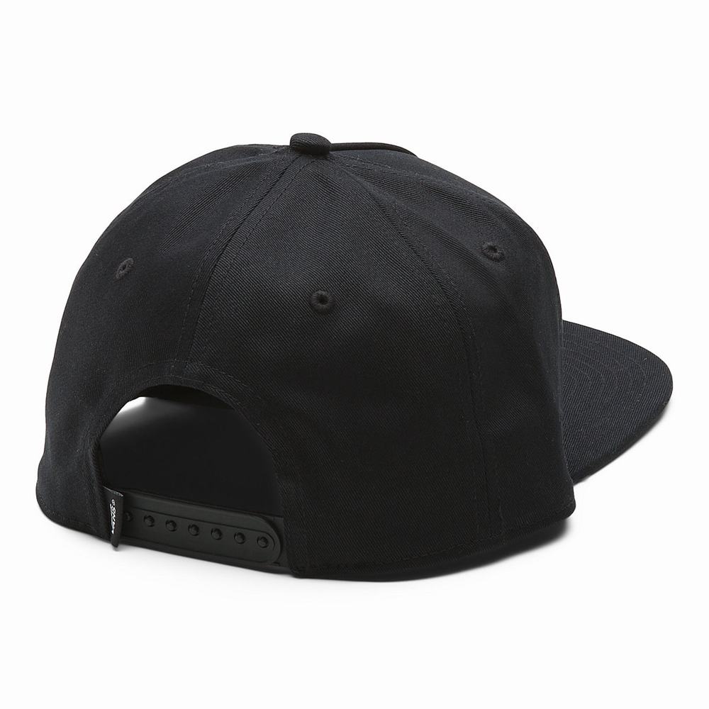 Men's Vans Greenhouse Snapback Hats Black | USA21764