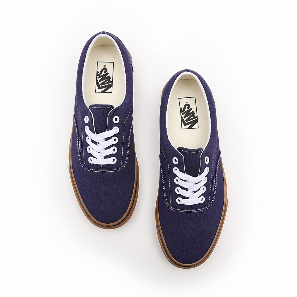 Men's Vans Gum Era Sneakers Purple | USA84097