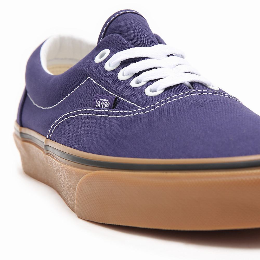 Men's Vans Gum Era Sneakers Purple | USA84097