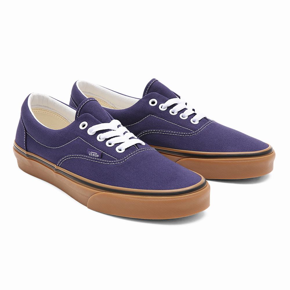 Men\'s Vans Gum Era Sneakers Purple | USA84097