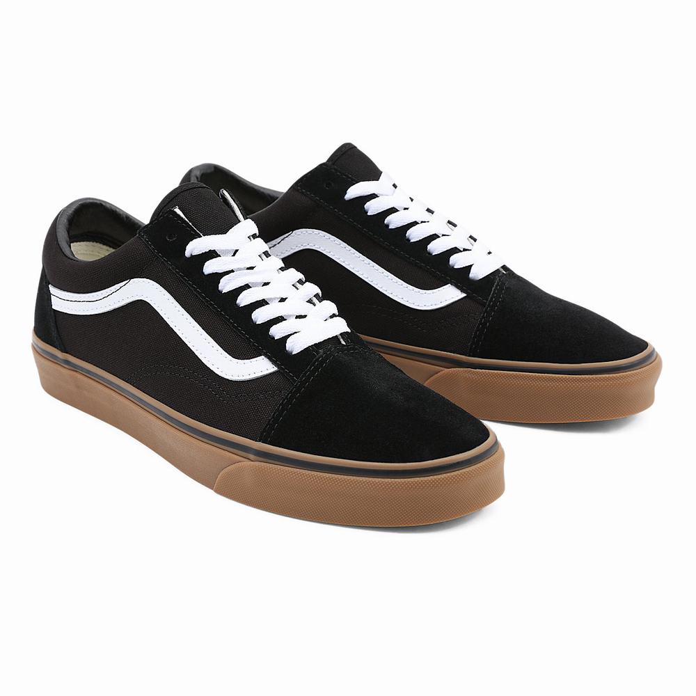 Men\'s Vans Gumsole Old Skool Sneakers Black | USA54021