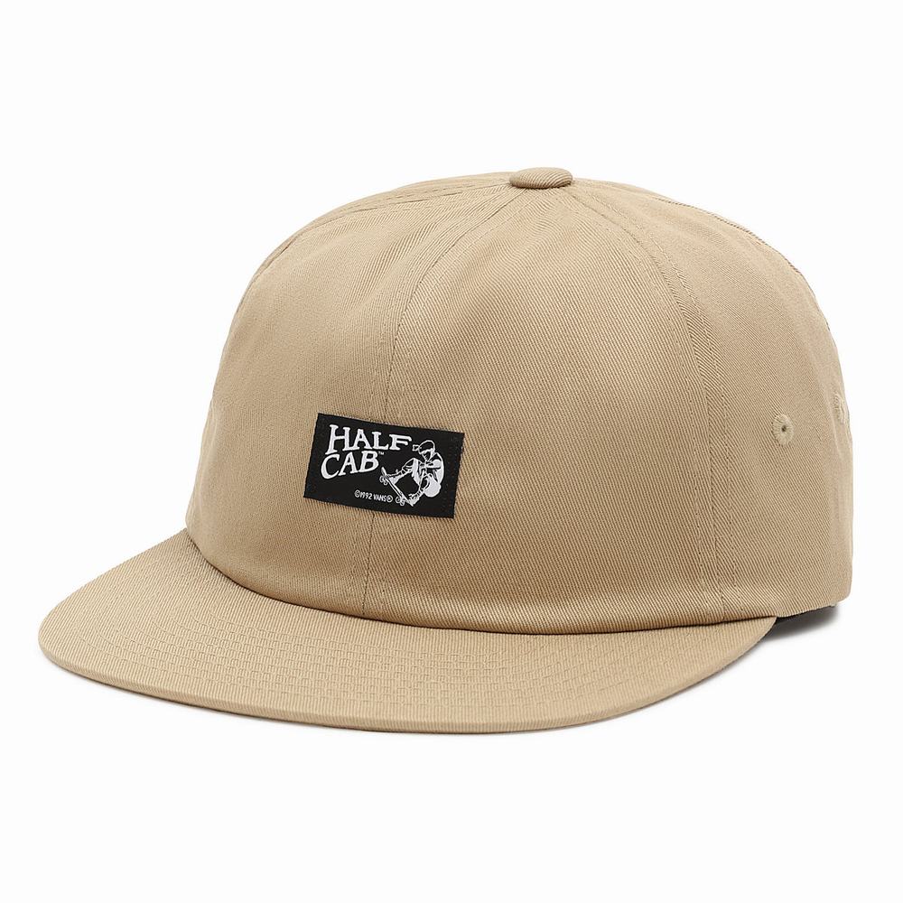 Men's Vans Half Cab 30Th Jockey Hats Beige | USA36092