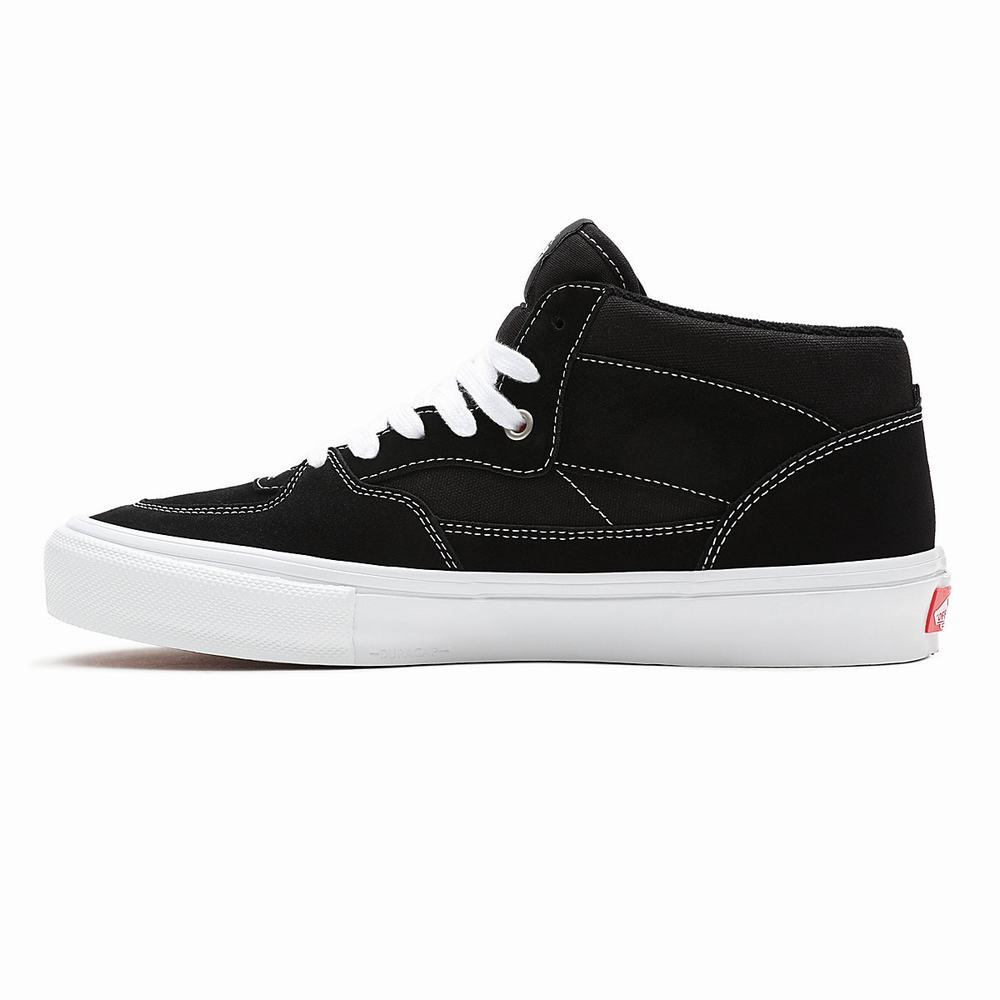 Men's Vans Half Cab Skate Shoes Black | USA12495