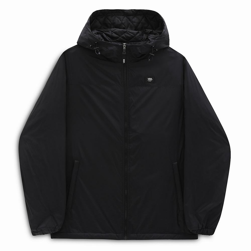 Men's Vans Halifax Packable Thermoball MTE-1 Jackets Black | USA51297