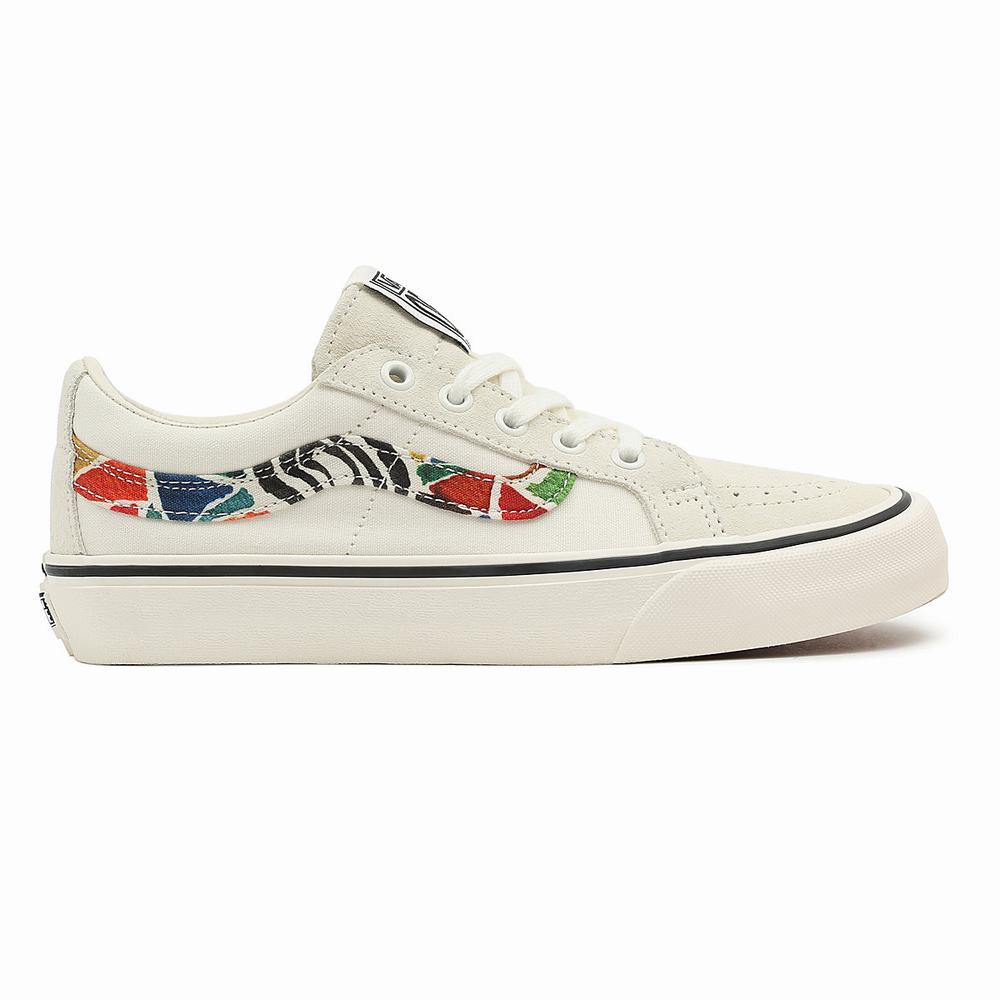 Men's Vans Hanna Scott Sk8-Low Reissue Sf Sneakers White | USA82631