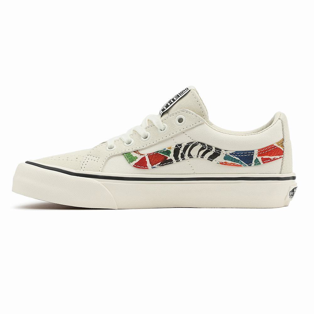 Men's Vans Hanna Scott Sk8-Low Reissue Sf Sneakers White | USA82631