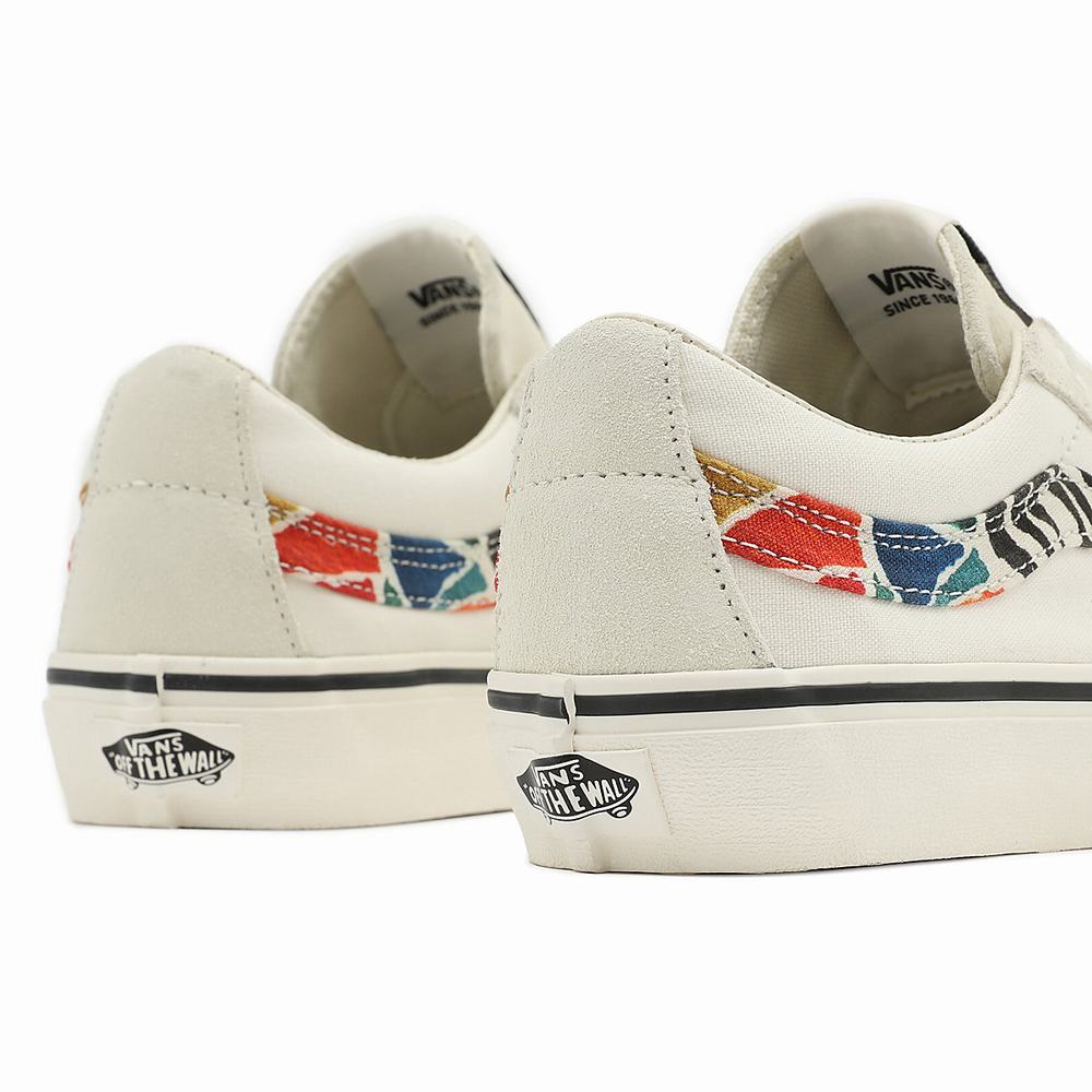 Men's Vans Hanna Scott Sk8-Low Reissue Sf Sneakers White | USA82631