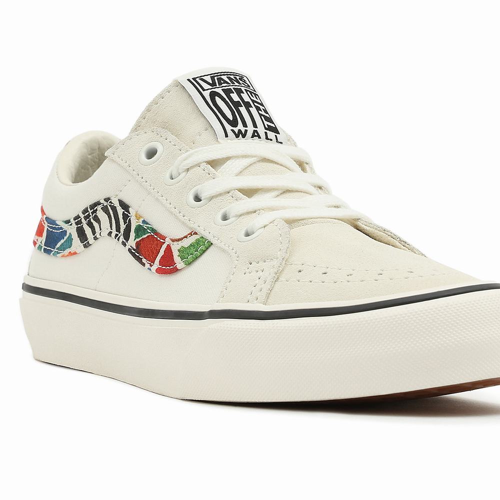 Men's Vans Hanna Scott Sk8-Low Reissue Sf Sneakers White | USA82631