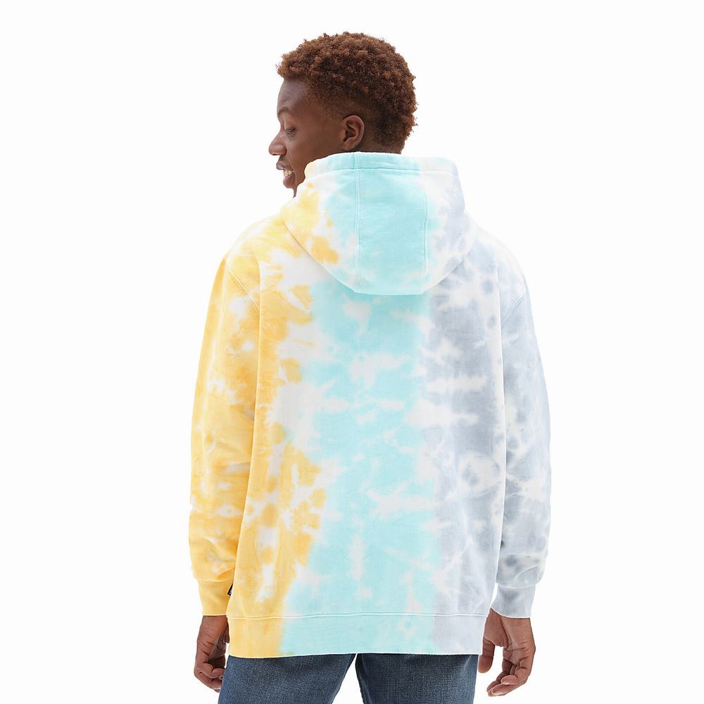 Men's Vans Happy Thoughts Tie Dye Hoodie Multicolor | USA28341