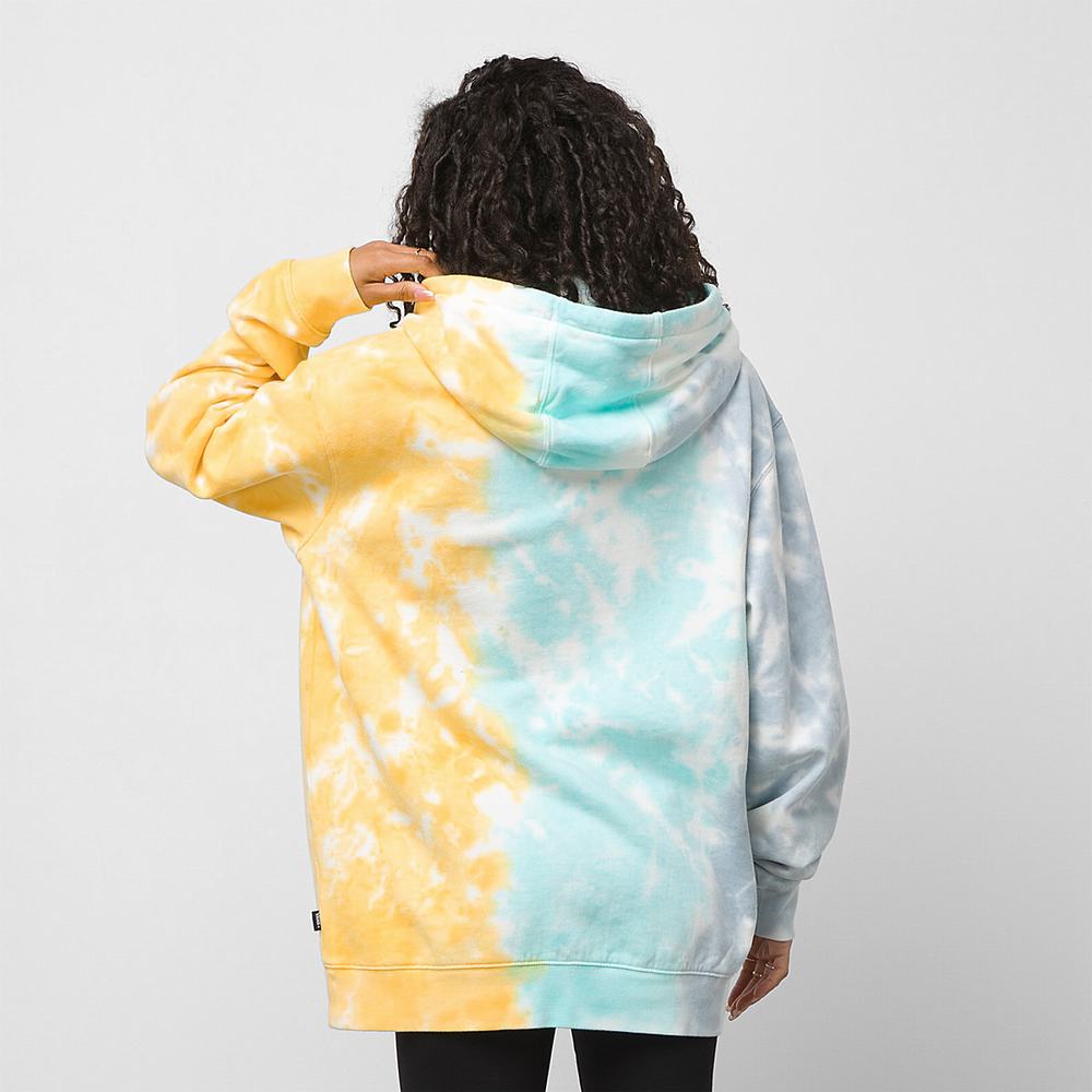 Men's Vans Happy Thoughts Tie Dye Hoodie Multicolor | USA28341