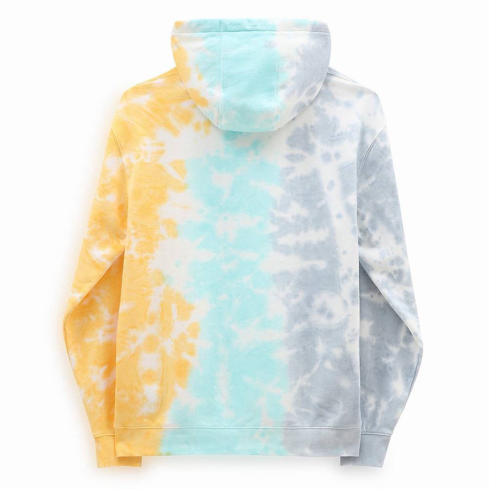 Men's Vans Happy Thoughts Tie Dye Hoodie Multicolor | USA28341