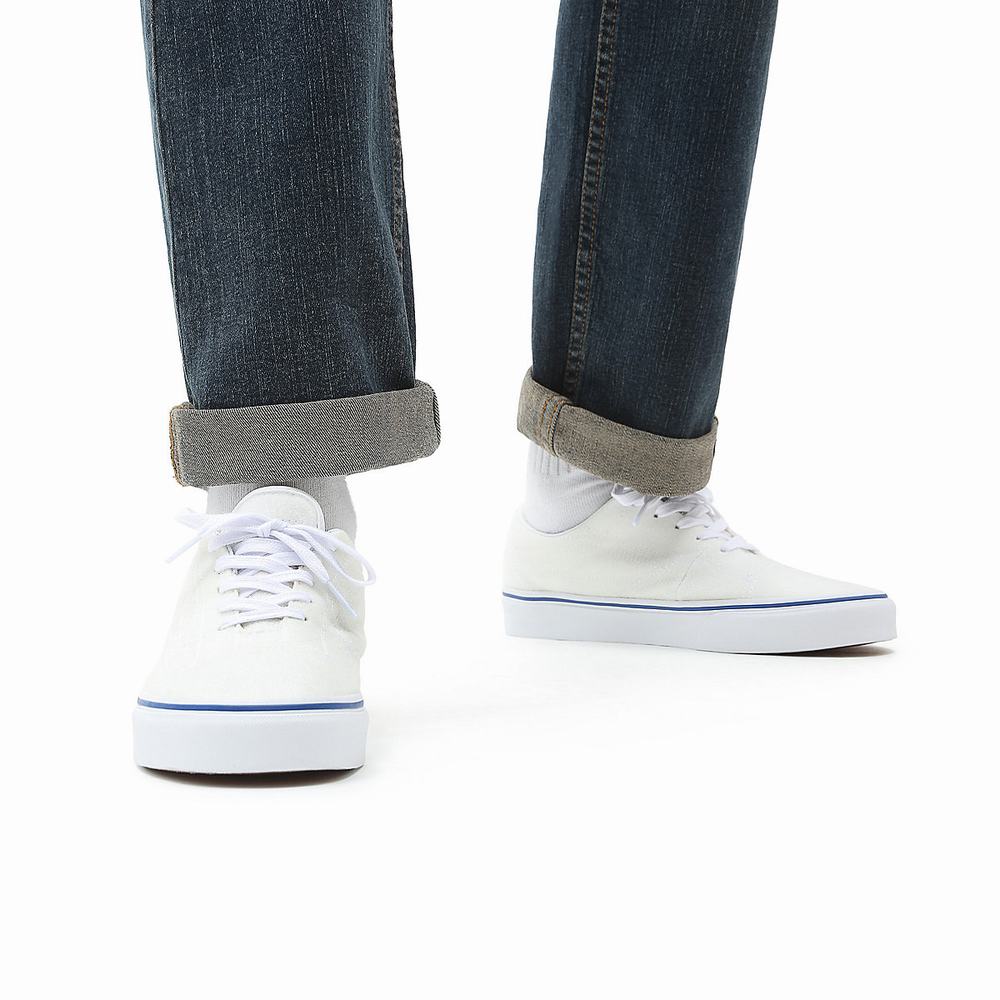 Men's Vans Heritage Diy Low Sneakers White | USA52816