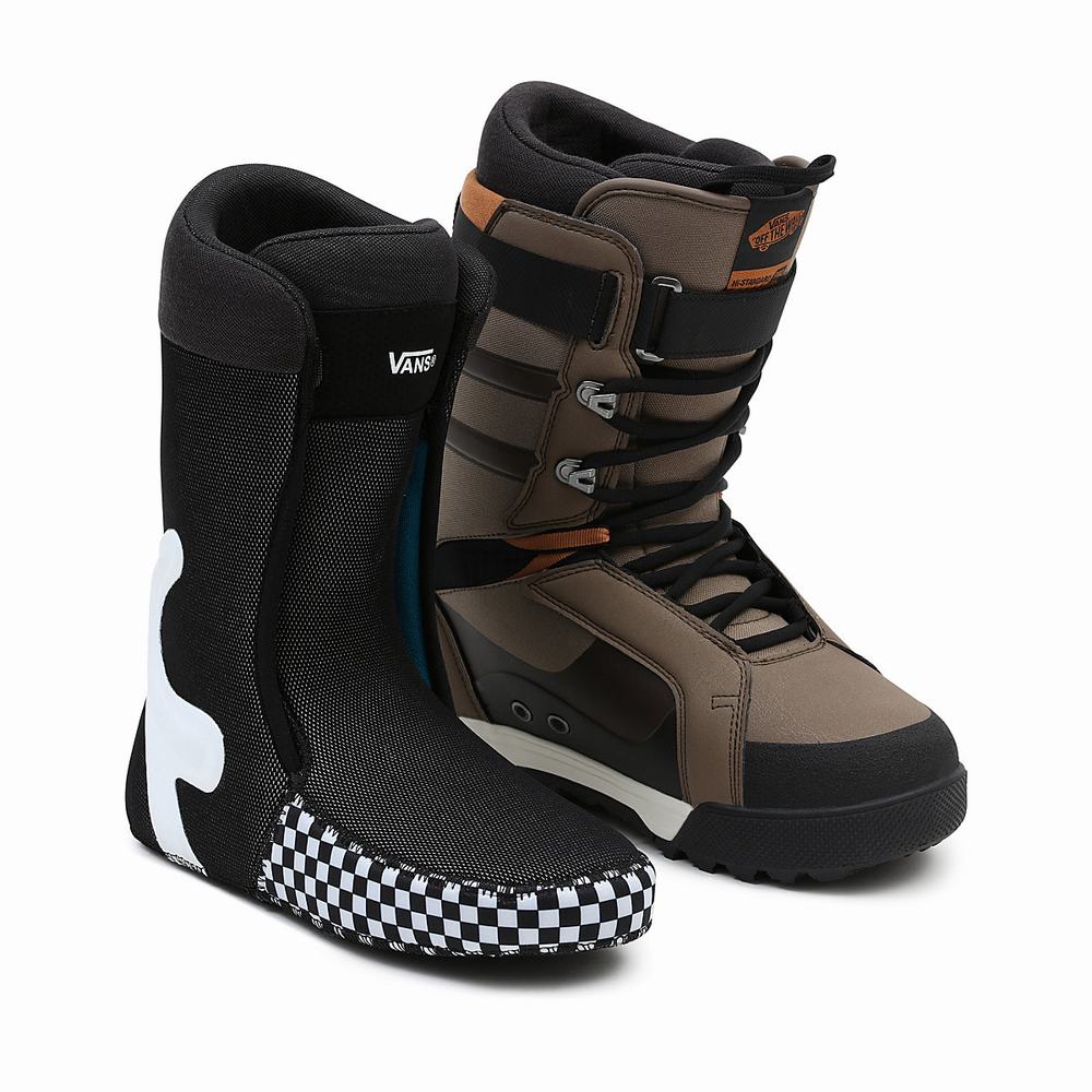 Men's Vans Hi-Standard Pro Snowboard Boots Brown | USA63485