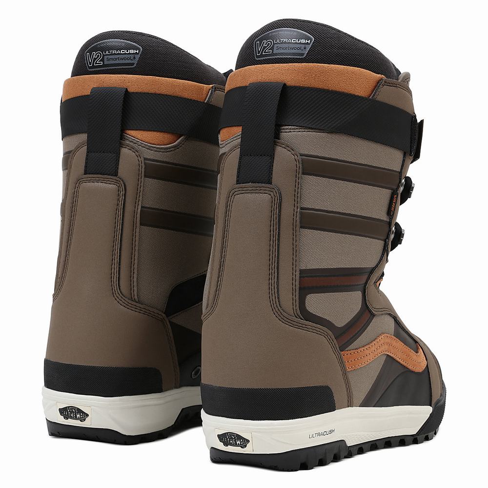 Men's Vans Hi-Standard Pro Snowboard Boots Brown | USA63485