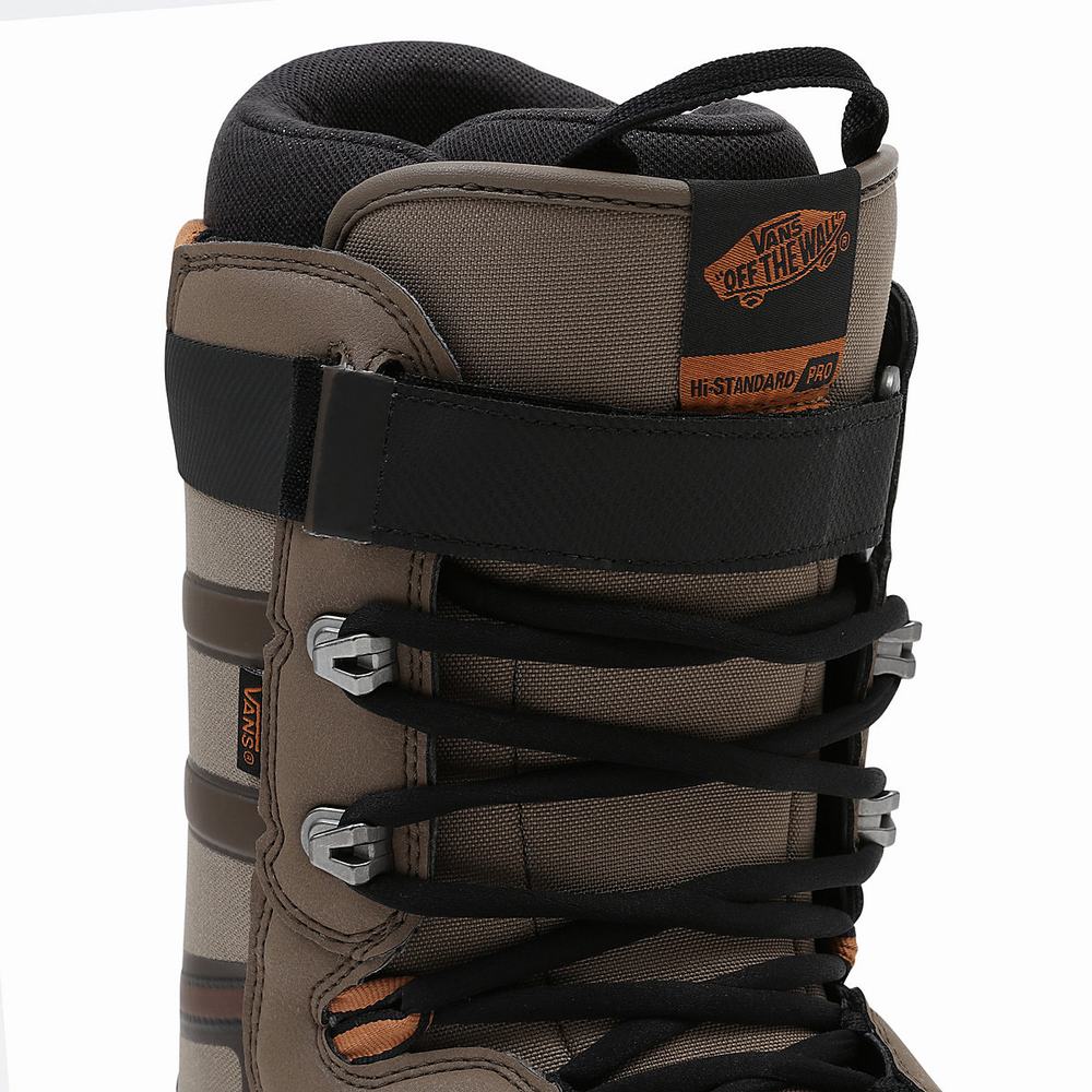 Men's Vans Hi-Standard Pro Snowboard Boots Brown | USA63485