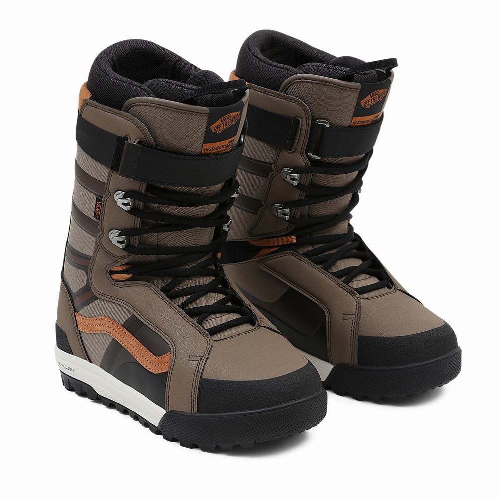 Men\'s Vans Hi-Standard Pro Snowboard Boots Brown | USA63485