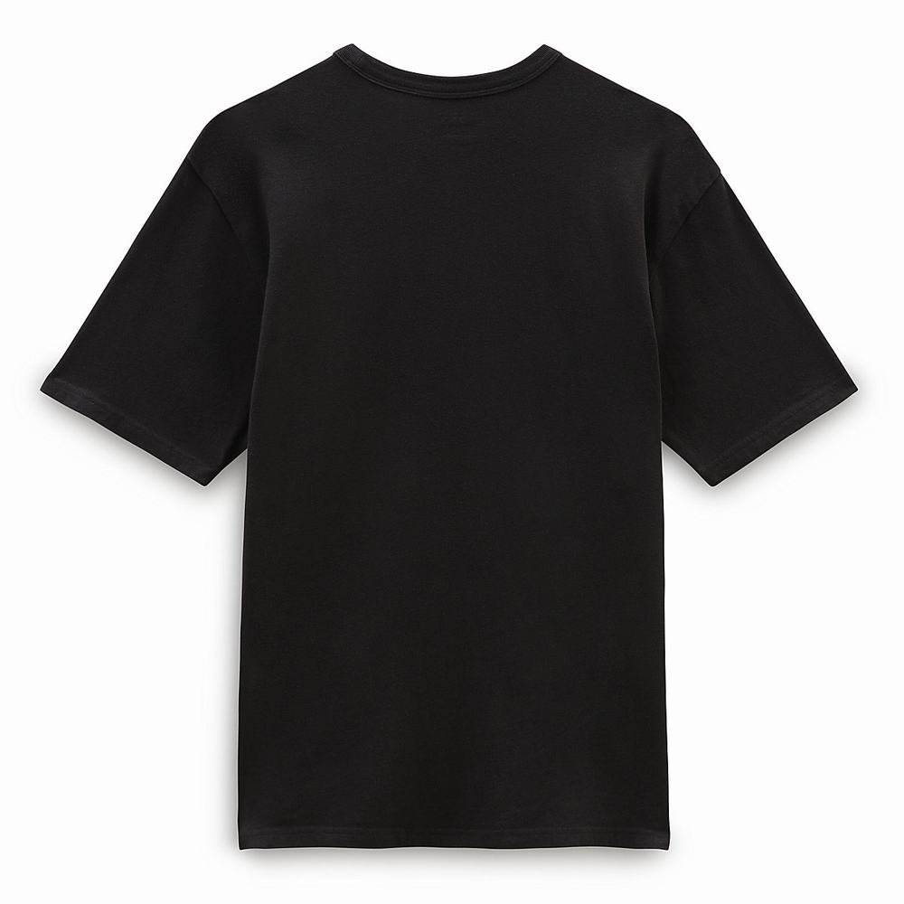 Men's Vans High Hat T Shirts Black | USA83705