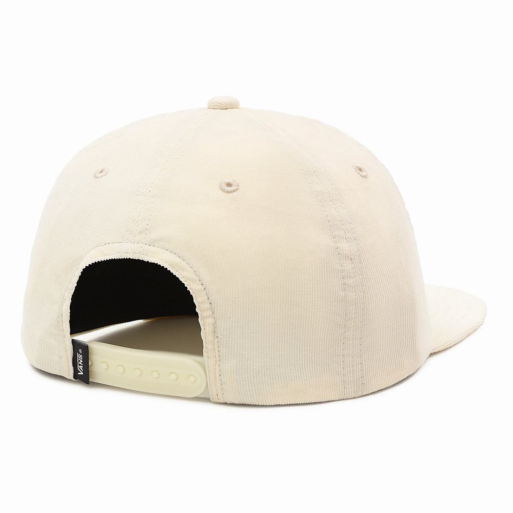 Men's Vans Howell Shallow Unstructured Hats White | USA07129