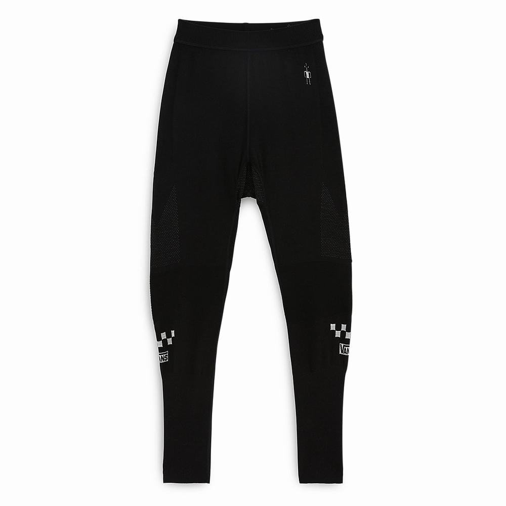 Men's Vans Intraknit Merino Base Layer Pants Black | USA02983