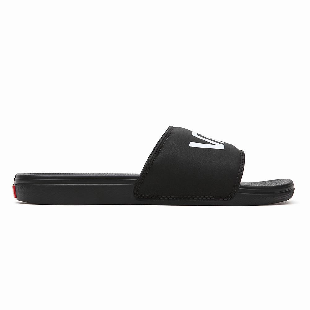 Men's Vans La Costa Slides Black | USA09341