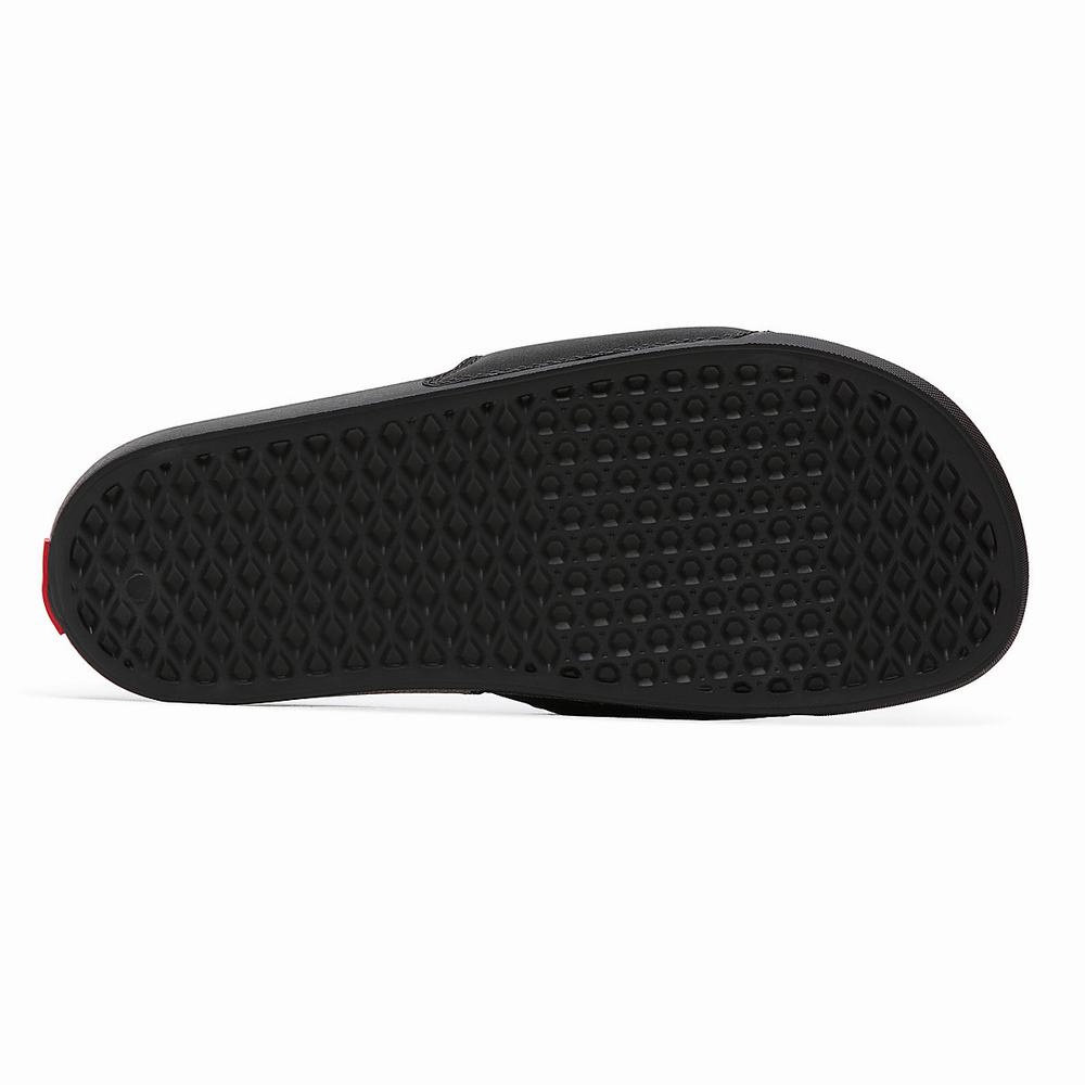 Men's Vans La Costa Slides Black | USA09341