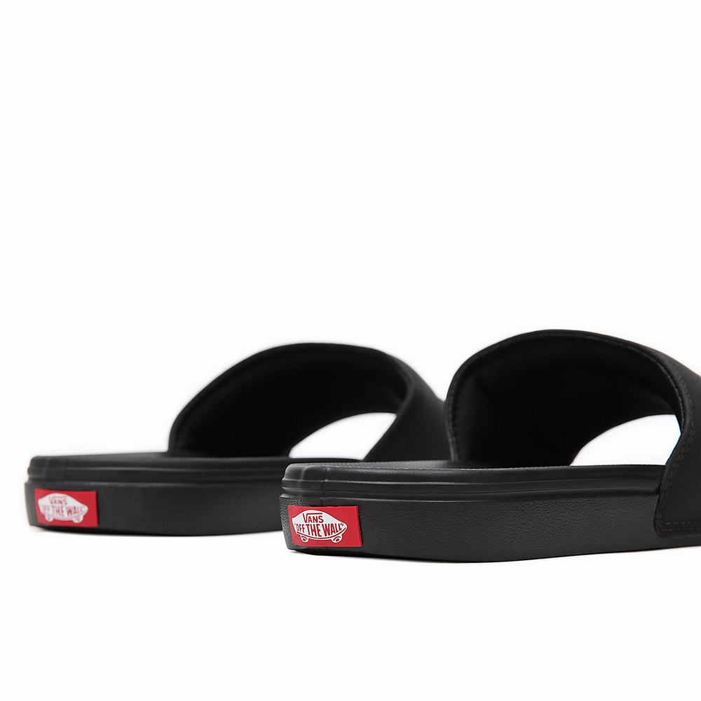 Men's Vans La Costa Slides Black | USA09341