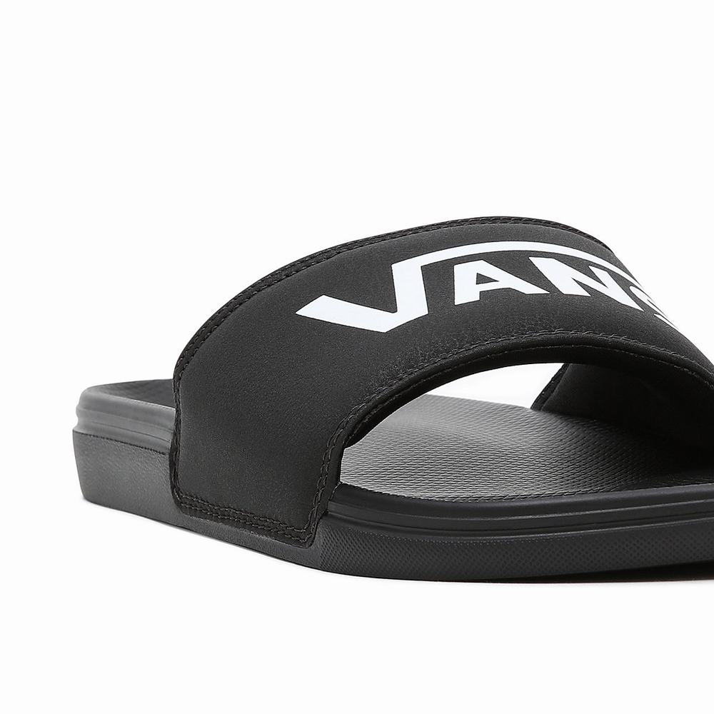 Men's Vans La Costa Slides Black | USA09341