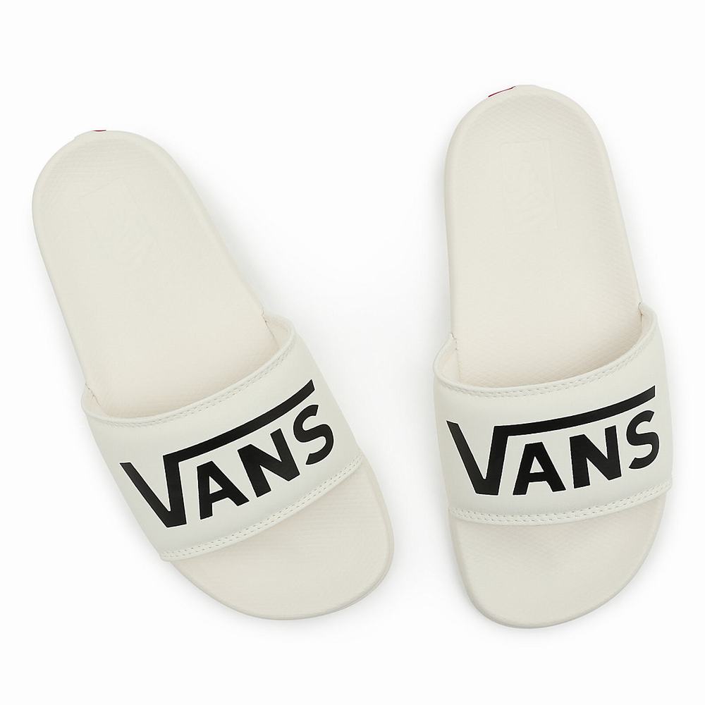 Men's Vans La Costa Slides White | USA75684