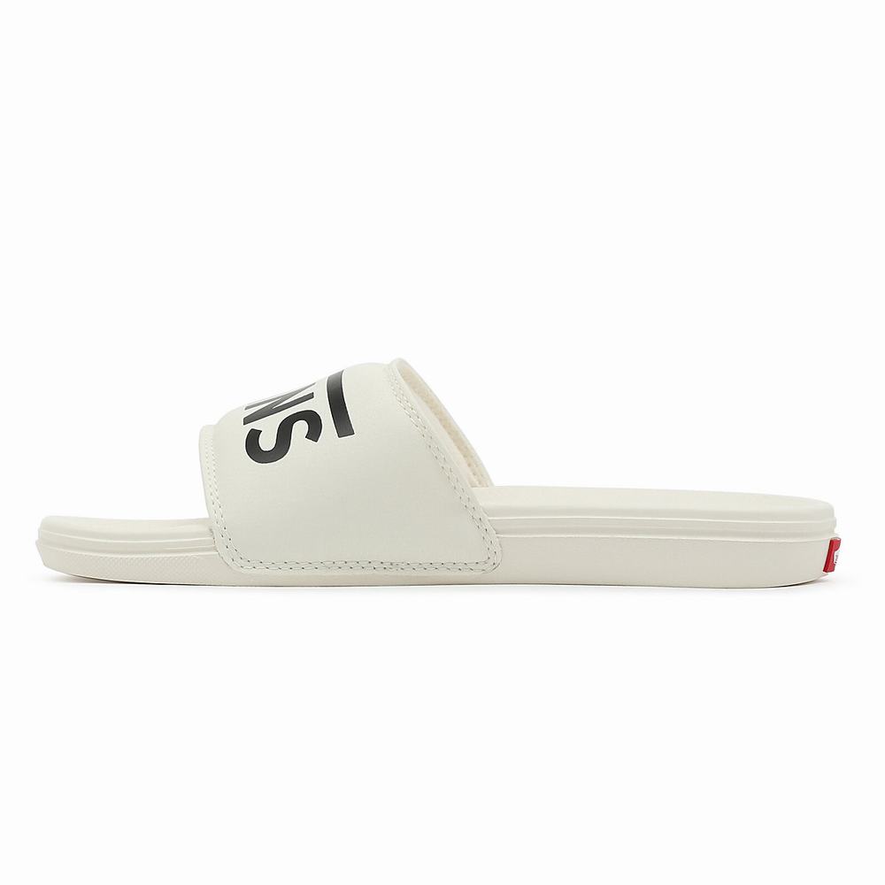 Men's Vans La Costa Slides White | USA75684