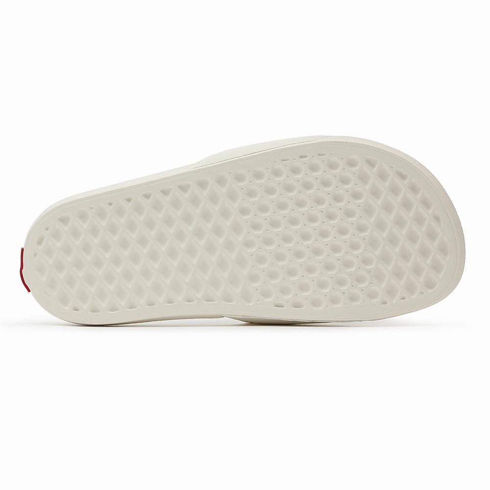 Men's Vans La Costa Slides White | USA75684