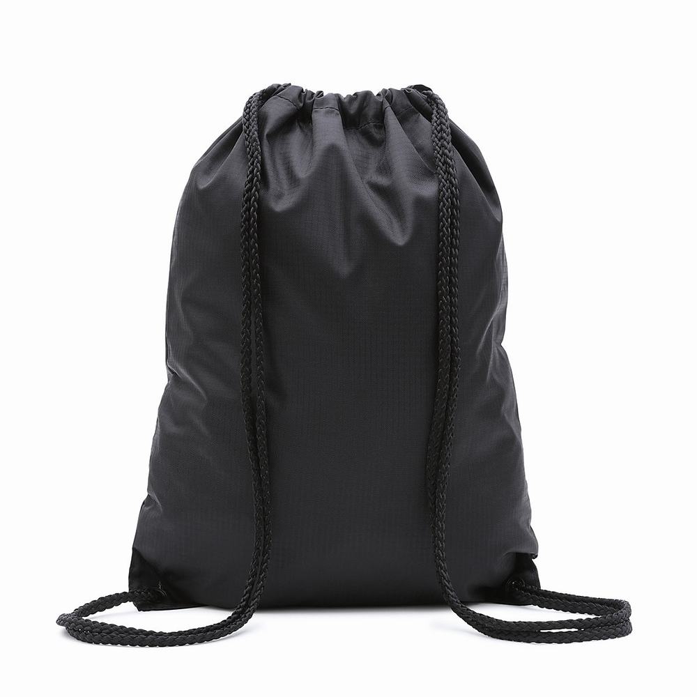 Men's Vans League Drawsting Bags Black | USA32596