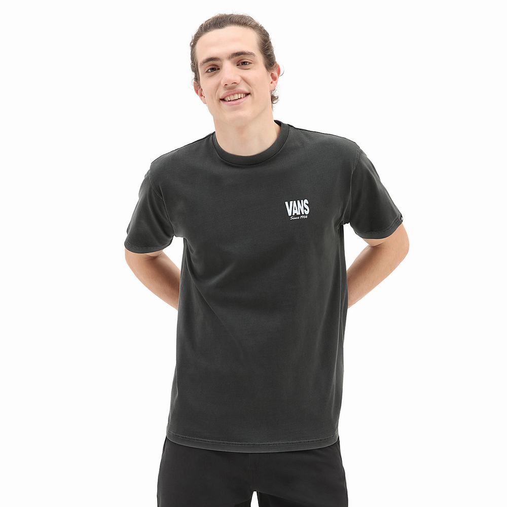 Men's Vans Life T Shirts Black | USA75148