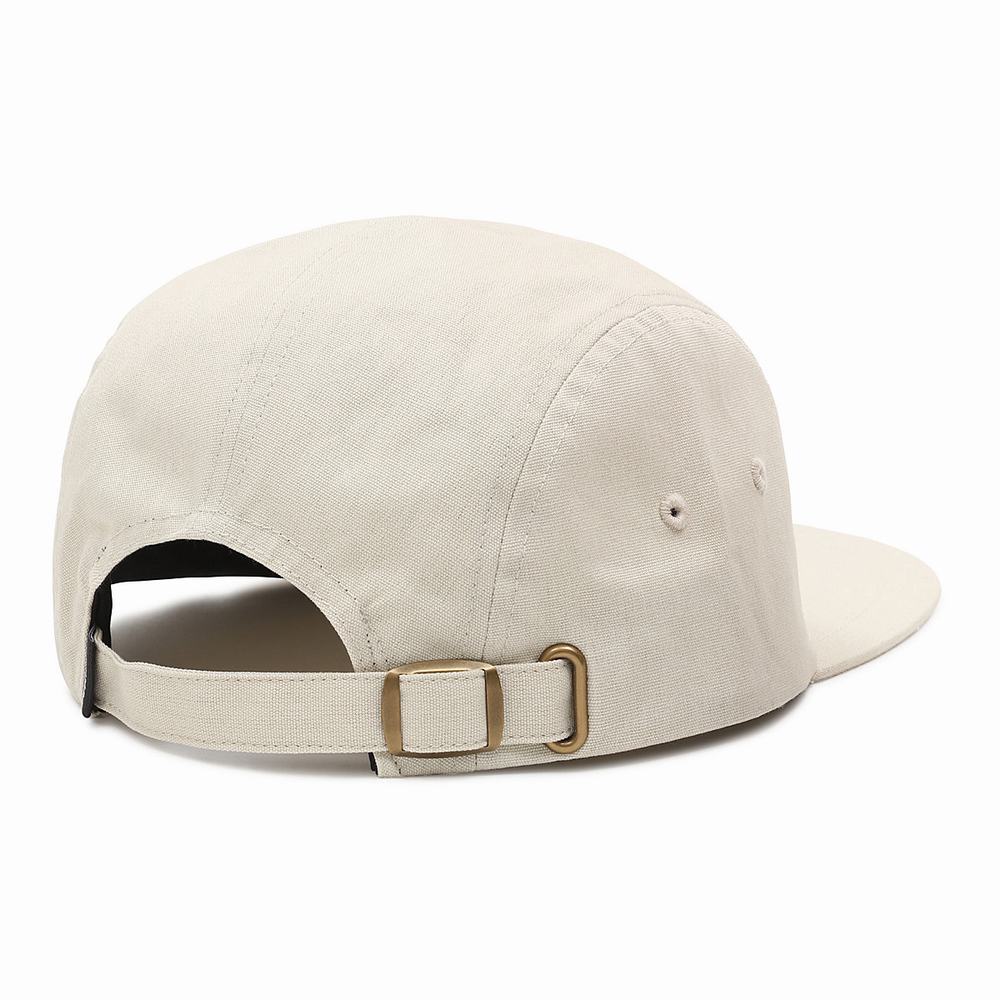 Men's Vans Long Bill Camper Hats Beige | USA19328