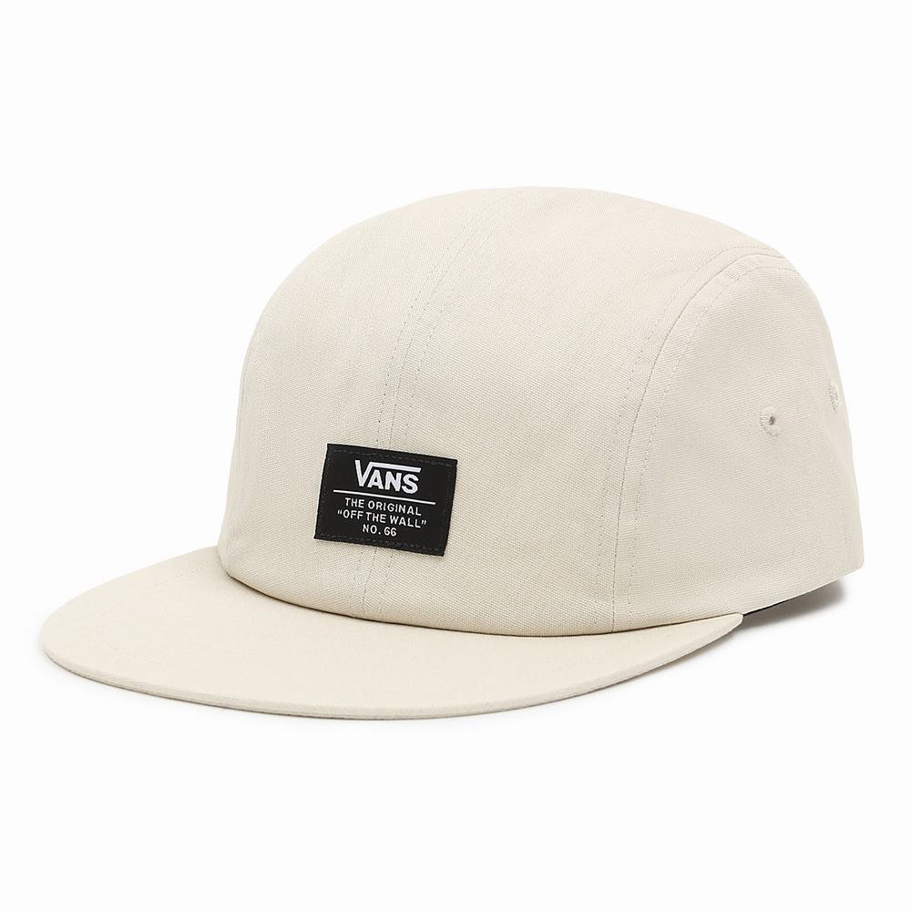 Men's Vans Long Bill Camper Hats Beige | USA19328