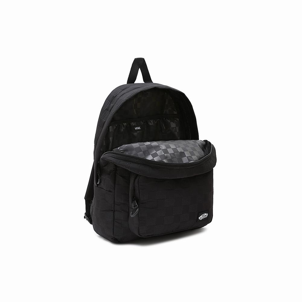 Men's Vans Long Haul II Backpacks Black | USA67520