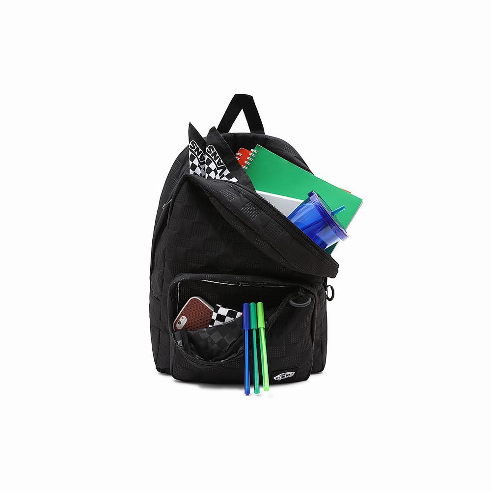 Men's Vans Long Haul II Backpacks Black | USA67520